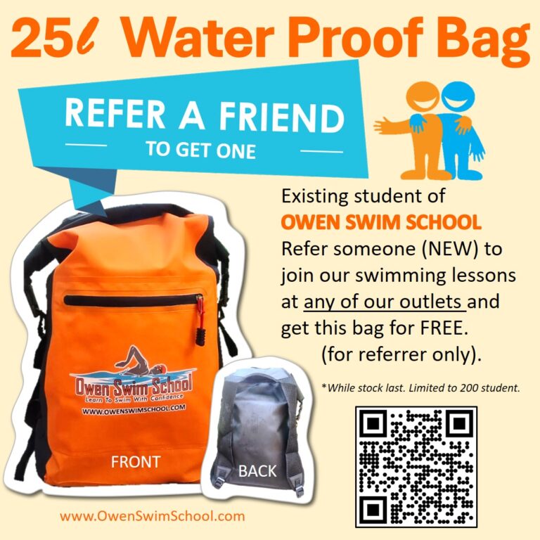 Refer a friend and get a 25L Waterproof Bag