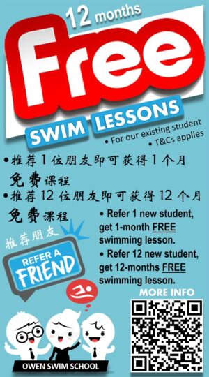 Refer a friend n get 1 month free swim lessons