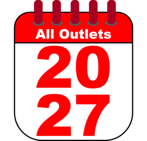 2027 Calendar for All Outlets